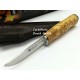 Joker Pukko CL127 Madera Abedul Rizado Acero Sandvik 14C28N Joker Pukko CL127 Madera Abedul Rizado Acero Sandvik 14C28N