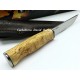 Joker Pukko CL127 Madera Abedul Rizado Acero Sandvik 14C28N Joker Pukko CL127 Madera Abedul Rizado Acero Sandvik 14C28N