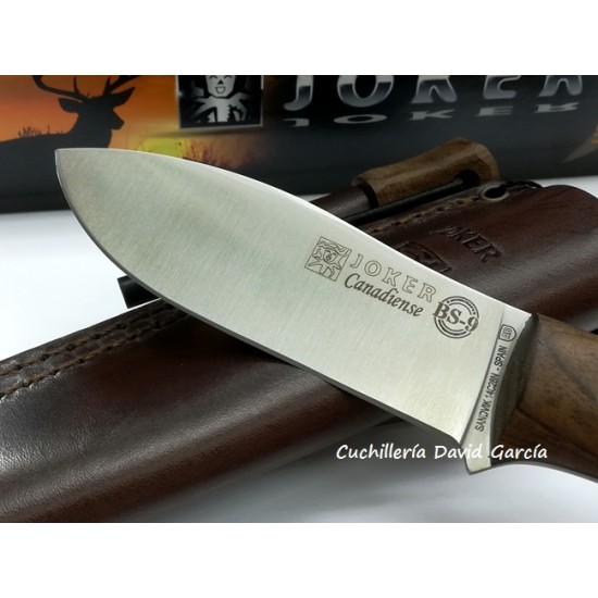 Cuchillo Bushcraft JOKER Canadiense Nogal