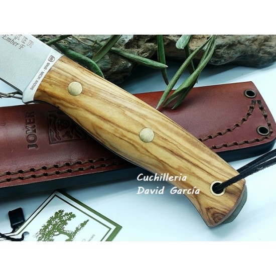 Joker BS9 Ember CO123 Madera Olivo Acero Sandvik 14C28N Joker BS9 Ember CO123 Madera Olivo Acero Sandvik 14C28N