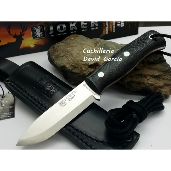 Joker BS9 Ember CM122 Micarta Acero Sandvik 14C28N Joker BS9 Ember CM122 Micarta Acero Sandvik 14C28N