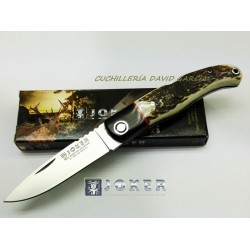 Joker NC125 Bloqueo  Asta de Ciervo Combinada Madera de Granadillo Joker NC125 Bloqueo  Asta de Ciervo Combinada Madera de Granadillo