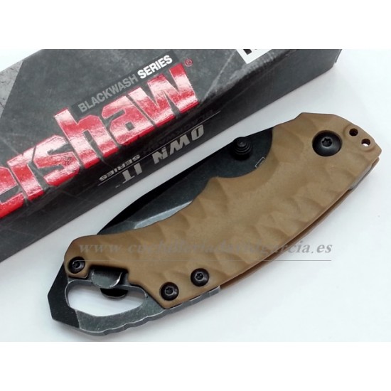 Kershaw Ker 8750TTANBW  Shuffle II Tan 