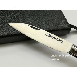 Taramundi Punta Recta 7 cm Madera Ébano Bandera de España Taramundi Punta Recta 7 cm Madera Ébano Bandera de España