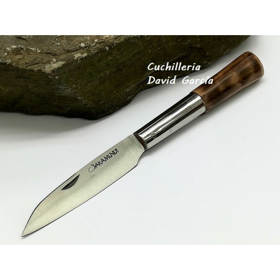 Taramundi Madera de Brezo Quemado Punta recta 8cm Taramundi Madera de Brezo Quemado Punta recta 8cm