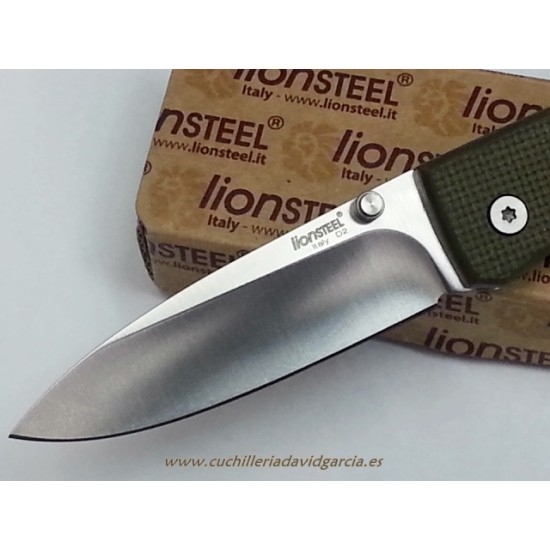  Lionsteel Opera  LS8800GN G10 Verde Acero D2