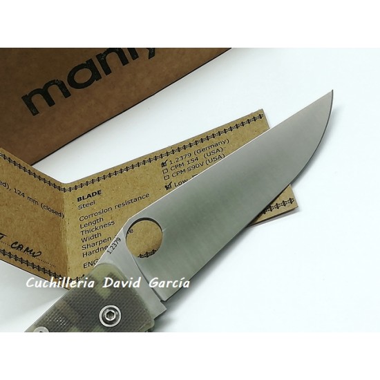 Manly Peak D2 G10 Desert Camo 01ML013 Manly Peak D2 G10 Desert Camo 01ML013
