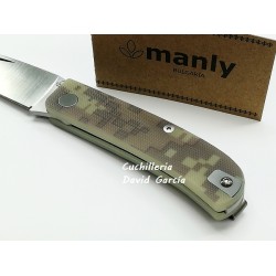 Manly Wasp CPM S90V G10 Desert Camo