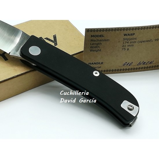 Manly Wasp CPM S90V G10 Negra Manly Wasp CPM S90V G10 Negra