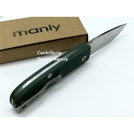 Manly Wasp CPM S90V G10 Military Green Manly Wasp CPM S90V G10 Military Green
