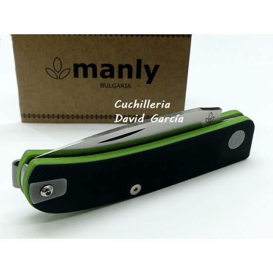 Manly Wasp CPM S90V G10 Negro/Verde Manly Wasp CPM S90V G10 Negro/Verde