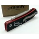 Manly Wasp CPM S90V G10 Negro/Rojo