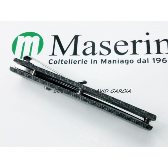 Maserin 392/CA AUS8 Fibra de Carbono Silver