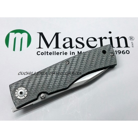 Maserin 392/CA AUS8 Fibra de Carbono Silver