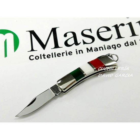 Maserin 707/TI Coleccion Migno Navaja Miniatura Bandera Italiana