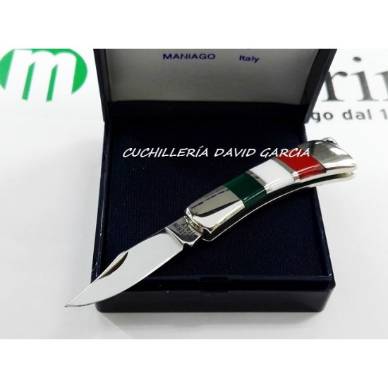 Maserin 707/TI Coleccion Migno Navaja Miniatura Bandera Italiana