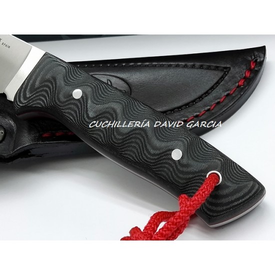 Muela Kodiak 10SV.M/ Micarta Negra Funda Cuero Muela Kodiak 10SV.M/ Micarta Negra Funda Cuero