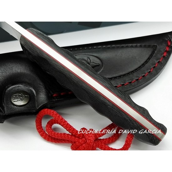 Muela Kodiak 10SV.M/ Micarta Negra Funda Cuero Muela Kodiak 10SV.M/ Micarta Negra Funda Cuero