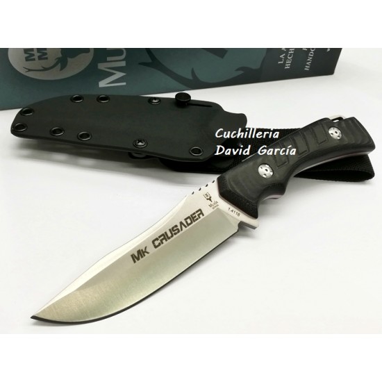 Muela Crusader 13M.N/K Micarta Negra Funda Kydex