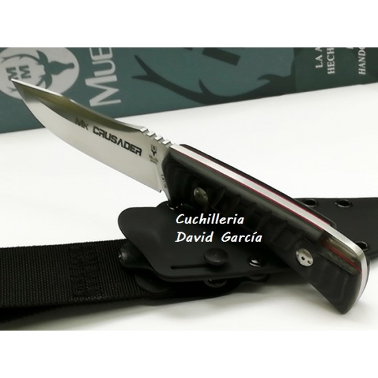 Muela Crusader 13M.N/K Micarta Negra Funda Kydex Muela Crusader 13M.N/K Micarta Negra Funda Kydex