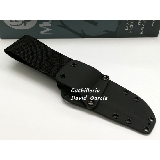 Muela Crusader 13M.N/K Micarta Negra Funda Kydex