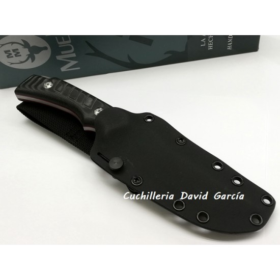 Muela Crusader 13M.N/K Micarta Negra Funda Kydex