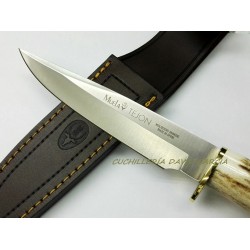 Muela Tejón -16 Cuchillo Asta de ciervo   Muela Tejón -16 Cuchillo Asta de ciervo