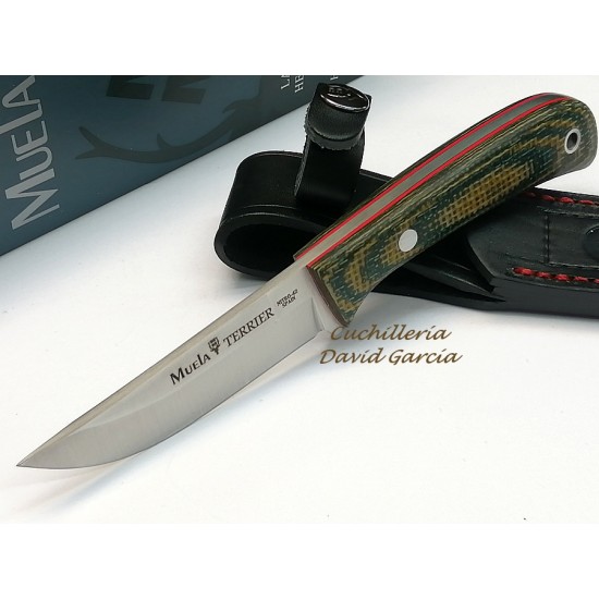 Muela Terrier 9G Micarta Verde Mostaza