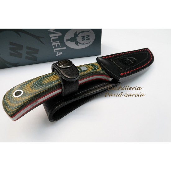 Muela Terrier 9G Micarta Verde Mostaza