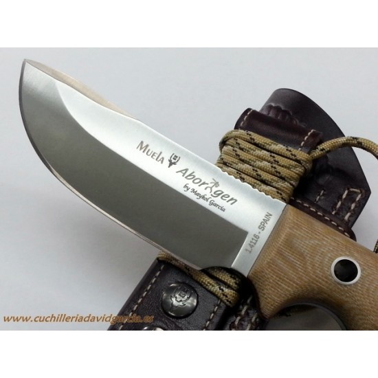 Muela Aborigen -12D Micarta Canvas Desert 