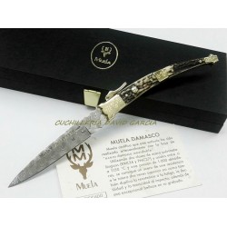 Muela MB-9A.DAM Acero Damasco  replica española siglo XVIII 
