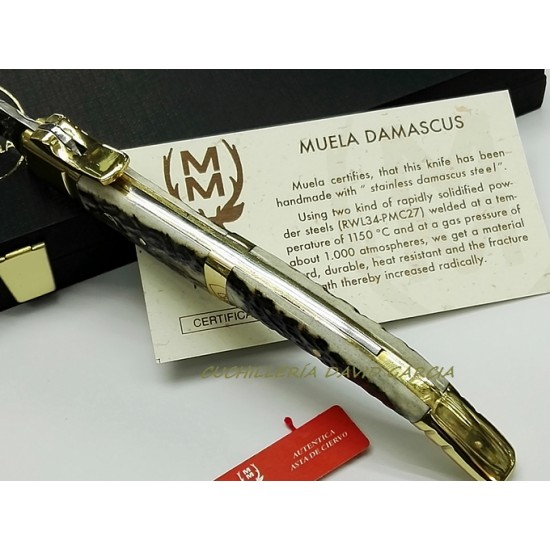 Navaja Muela Acero Damasco CURRO-A.DAM : 340,95 €