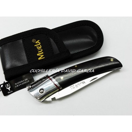 Muela NPQ-8GR Navaja Palanquilla Madera de Granadillo. Muela NPQ-8GR Navaja Palanquilla Madera de Granadillo.