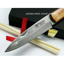 Expósito SVD/503-E  Machete Damasco y VG10 Madera de Enebro con Mosaico Expósito SVD/503-E  Machete Damasco y VG10 Madera de Enebro con Mosaico