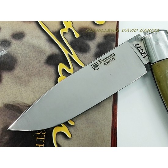 Expósito Pastora Mango Asta Toro acero 12c27 Expósito Pastora Mango Asta Toro acero 12c27