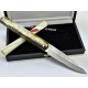 Expósito SVD/503-H Machete Damasco y VG10 Hueso de Avestruz con Mosaico Expósito SVD/503-H Machete Damasco y VG10 Hueso de Avestruz con Mosaico