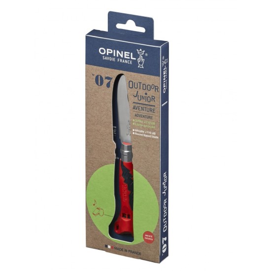 Opinel Outdoor Junior Rojo Nº7 Con Silbato  