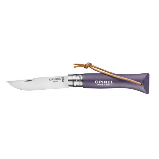 Opinel  Nº 6 Inox Tradición Colorama Gris Purpura