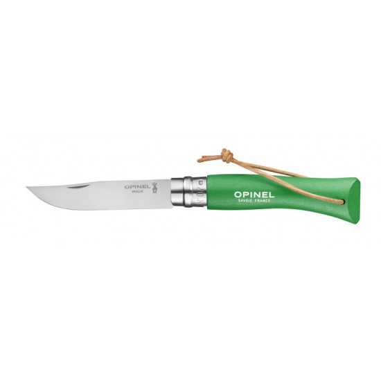 Opinel  Nº 7 Inox Tradición Colorama Verde Prado