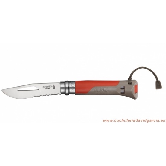 Opinel Nº 8  Outdoor  Tierra / rojo