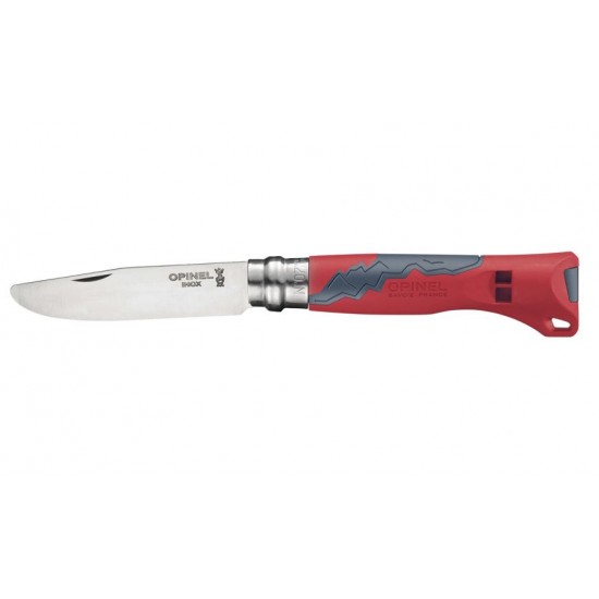 Opinel Outdoor Junior Rojo Nº7 Con Silbato Opinel Outdoor Junior Rojo Nº7 Con Silbato