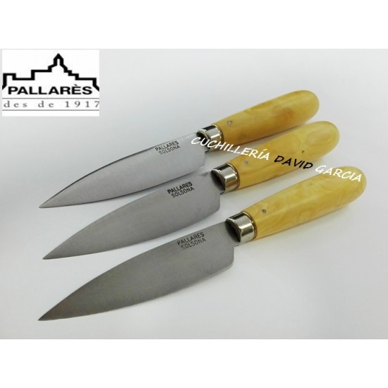 Cuchillo de cocina con mango de haya 17 cm - Acero al carbono - Pallarès