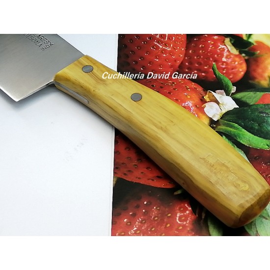 Pallarès Santoku Cuchillo Chef 2018  Madera de Boj 20 cm Inox