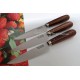 Cuchillo Cocina Pallares  Acero Inox con Mango en Madera de Palo Violeta