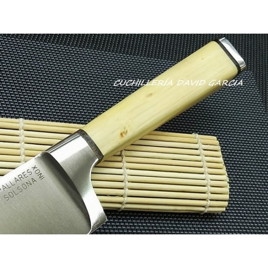 Pallarès Cuchillo Chef  Forjado Madera de Boj  20 cm