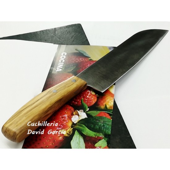 Pallarès Santoku Cuchillo Chef 2018  Madera de Olivo 20 cm Inox