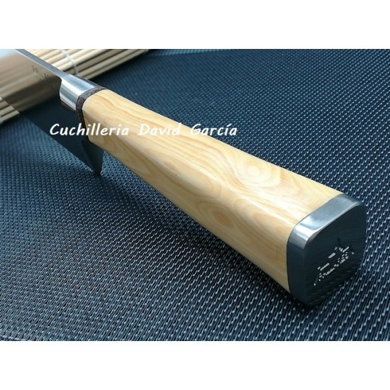 Pallarès Cuchillo Chef  Forjado Madera de Boj  22,5 cm