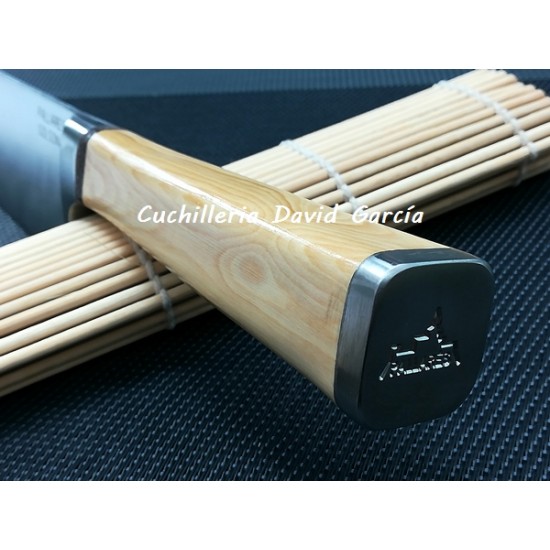 Pallarès Cuchillo Chef  Forjado Madera de Boj  22,5 cm