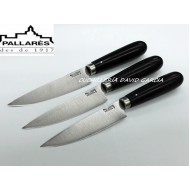 Cuchillo Cocina Pallares  Acero Inox con Mango en Madera de Ébano Cuchillo Cocina Pallares  Acero Inox con Mango en Madera de Ébano