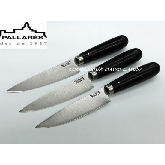 Cuchillo Cocina Pallares Acero Inox con Mango en Madera de Ébano Cuchillo Cocina Pallares Acero Inox con Mango en Madera de Ébano